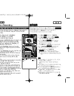 Preview for 35 page of Samsung SC D363 - MiniDV Camcorder With 30x Optical... Owner'S Instruction Book