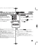 Preview for 77 page of Samsung SC D363 - MiniDV Camcorder With 30x Optical... Owner'S Instruction Book