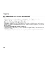 Preview for 108 page of Samsung SC-DCl 73(U) Owner'S Manual