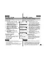 Preview for 72 page of Samsung SC-M102 Owner'S Instruction Book