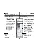 Preview for 97 page of Samsung SC-M102 Owner'S Instruction Book