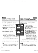 Preview for 104 page of Samsung SC-MM10BL Owner'S Instruction Book