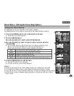 Preview for 47 page of Samsung SC-X205L Owner'S Instruction Book