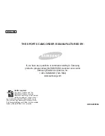 Preview for 149 page of Samsung SC-X205L Owner'S Instruction Book