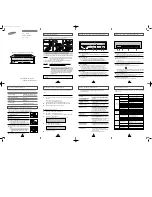 Preview for 2 page of Samsung SC152C User Manual