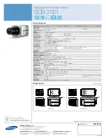 Preview for 2 page of Samsung SCB-2001 Specifications