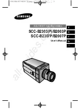 Preview for 1 page of Samsung SCC-B2303 User Manual