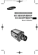 Preview for 85 page of Samsung SCC-B2303 User Manual