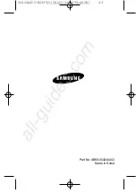 Preview for 211 page of Samsung SCC-B2303 User Manual