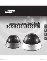 Samsung SCC-B5355(S) User Manual preview