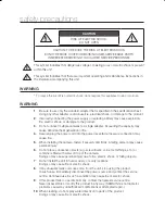 Preview for 2 page of Samsung SCC-B9372 Operating Instructions Manual