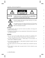 Preview for 4 page of Samsung SCD-6083R User Manual