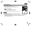 Preview for 67 page of Samsung SCD230 Owner'S Instruction Book