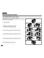 Preview for 12 page of Samsung SCD6550 - DuoCam MiniDV Camcorder Owner'S Instruction Book