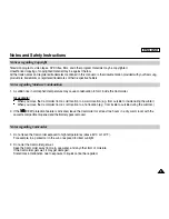 Preview for 13 page of Samsung SCD6550 - DuoCam MiniDV Camcorder Owner'S Instruction Book