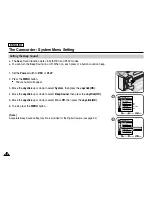 Preview for 36 page of Samsung SCD6550 - DuoCam MiniDV Camcorder Owner'S Instruction Book