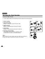 Preview for 44 page of Samsung SCD6550 - DuoCam MiniDV Camcorder Owner'S Instruction Book