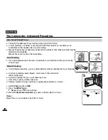 Preview for 60 page of Samsung SCD6550 - DuoCam MiniDV Camcorder Owner'S Instruction Book