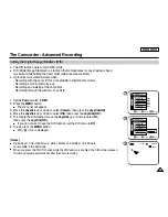 Preview for 63 page of Samsung SCD6550 - DuoCam MiniDV Camcorder Owner'S Instruction Book