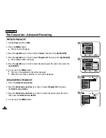 Preview for 66 page of Samsung SCD6550 - DuoCam MiniDV Camcorder Owner'S Instruction Book