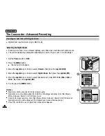 Preview for 70 page of Samsung SCD6550 - DuoCam MiniDV Camcorder Owner'S Instruction Book