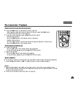 Preview for 77 page of Samsung SCD6550 - DuoCam MiniDV Camcorder Owner'S Instruction Book