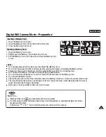 Preview for 87 page of Samsung SCD6550 - DuoCam MiniDV Camcorder Owner'S Instruction Book