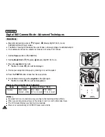 Preview for 116 page of Samsung SCD6550 - DuoCam MiniDV Camcorder Owner'S Instruction Book