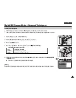 Preview for 129 page of Samsung SCD6550 - DuoCam MiniDV Camcorder Owner'S Instruction Book