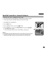 Preview for 135 page of Samsung SCD6550 - DuoCam MiniDV Camcorder Owner'S Instruction Book