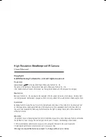 Preview for 2 page of Samsung SCO-2081R Series User Manual