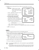 Preview for 22 page of Samsung SCO-2081R Series User Manual