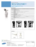 Preview for 2 page of Samsung SCU-VAC Specifications