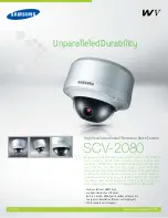 Samsung SCV-2080 Specifications preview