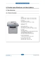 Preview for 10 page of Samsung SCX-483 Series Service Manual