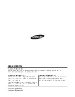 Preview for 112 page of Samsung SDP-760 User Manual