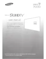 Samsung series 7 7000 User Manual preview