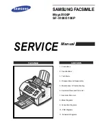 Samsung SF 5100 Service Manual preview