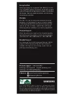 Preview for 16 page of Samsung SH37F Quick Reference Manual