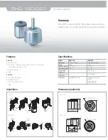 Samsung SHG-120 Specification Sheet preview