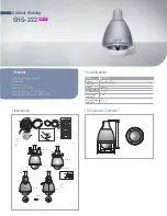 Samsung SHG-222 Specification Sheet preview