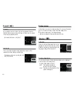 Preview for 47 page of Samsung SL30 - Digital Camera - Compact User Manual