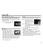 Preview for 50 page of Samsung SL30 - Digital Camera - Compact User Manual