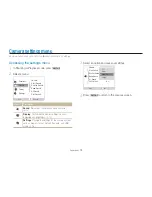 Preview for 86 page of Samsung SL720 - Digital Camera - Compact Quick Start Manual