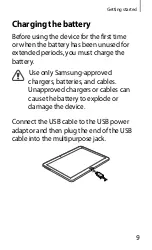 Preview for 7 page of Samsung SM-P605M Quick Start Manual