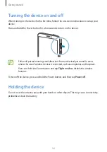 Preview for 16 page of Samsung SM-T239 User Manual