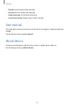 Preview for 78 page of Samsung SM-T285 User Manual