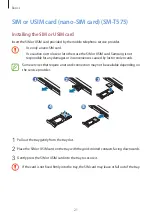 Preview for 21 page of Samsung SM-T570NZKLMXO User Manual