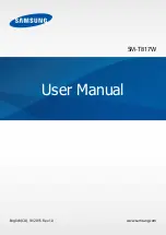 Samsung SM-T817W User Manual preview