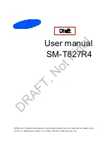 Preview for 1 page of Samsung SM-T827R4 User Manual